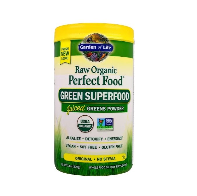 Raw Organic Perfect Food, Green Superfood Powder (Original no stevia) 209g Garden of Life by Garden of Life
