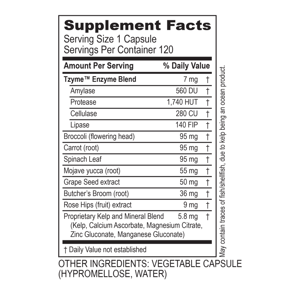 RepairZyme (120 capsules) - Transformation Enzymes *SOI* by Transformation