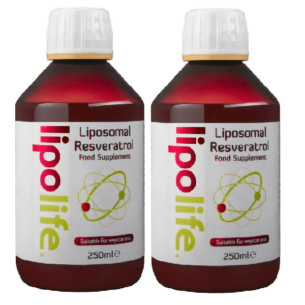 LLR1 Liposomal Resveratrol 240ml – Lipolife DOUBLE PACK by Lipolife