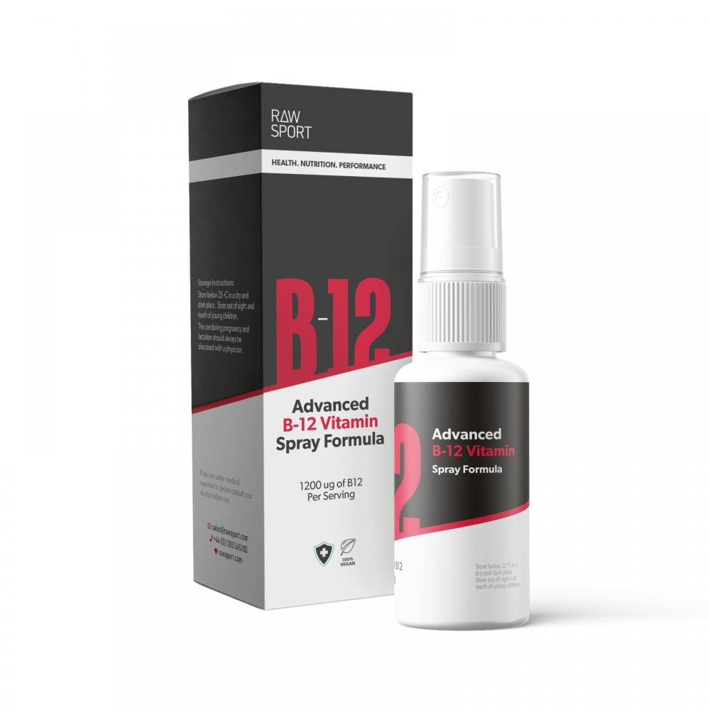 Raw Sport  Advanced B-12 Vitamin Spray Formula 10ml