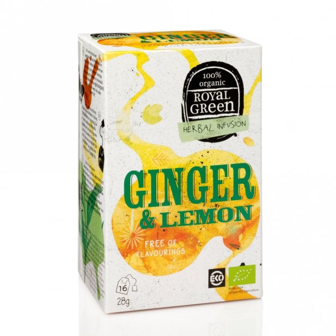 Royal Green  Ginger & Lemon Herbal Infusion 16's