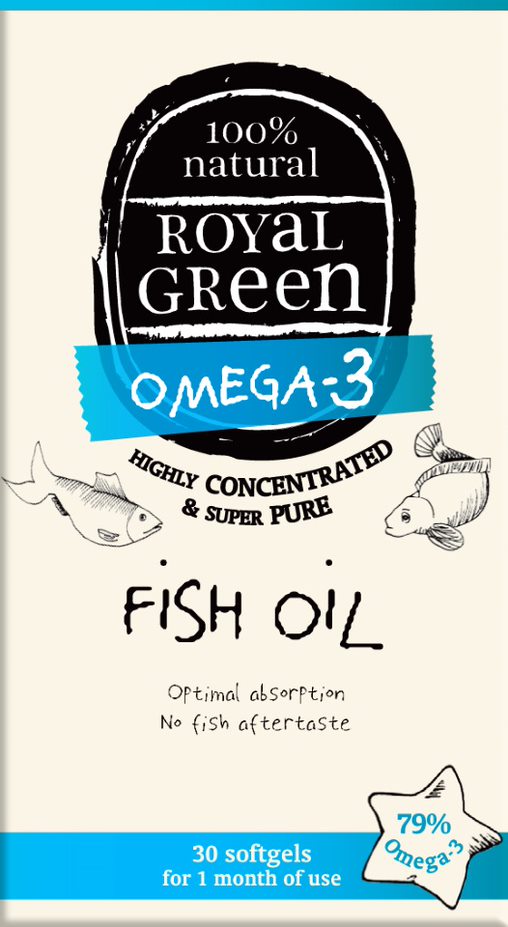 Royal Green  Omega-3 Fish Oil 30's