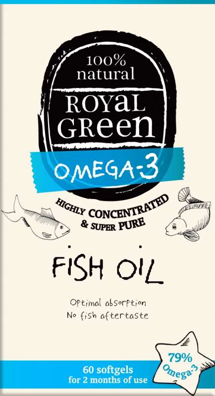 Royal Green  Omega-3 Fish Oil 60's