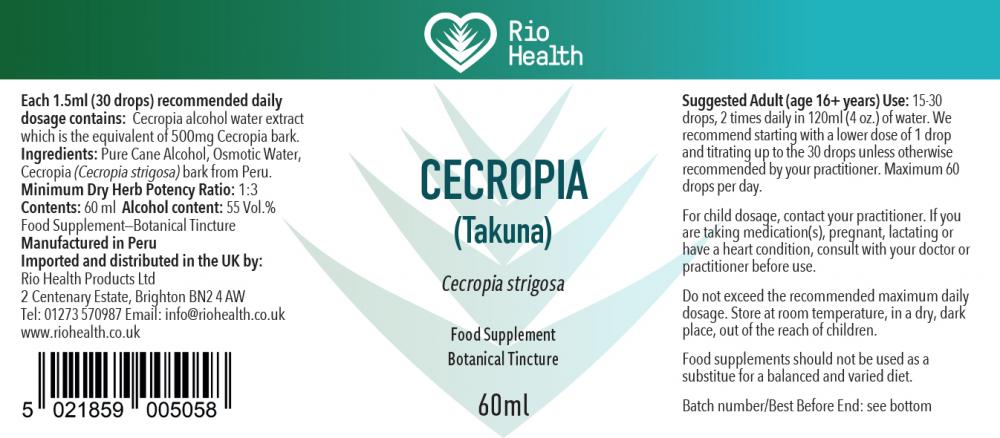 Rio Health  Cecropia (Takuna) 60ml