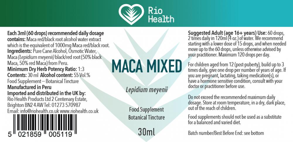 Rio Health  Maca Mixed 30ml