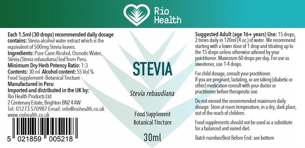 Rio Health  Stevia 30ml