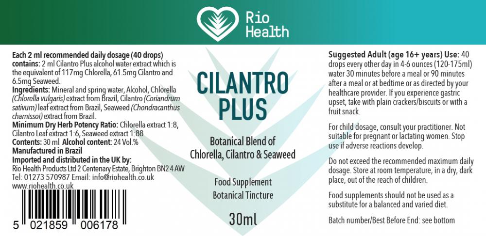 Rio Health  Cilantro Plus 30ml