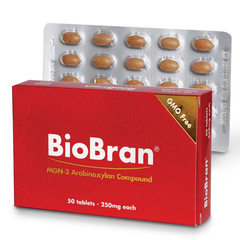 The Really Healthy Company  BioBran 250mg 50 tablets