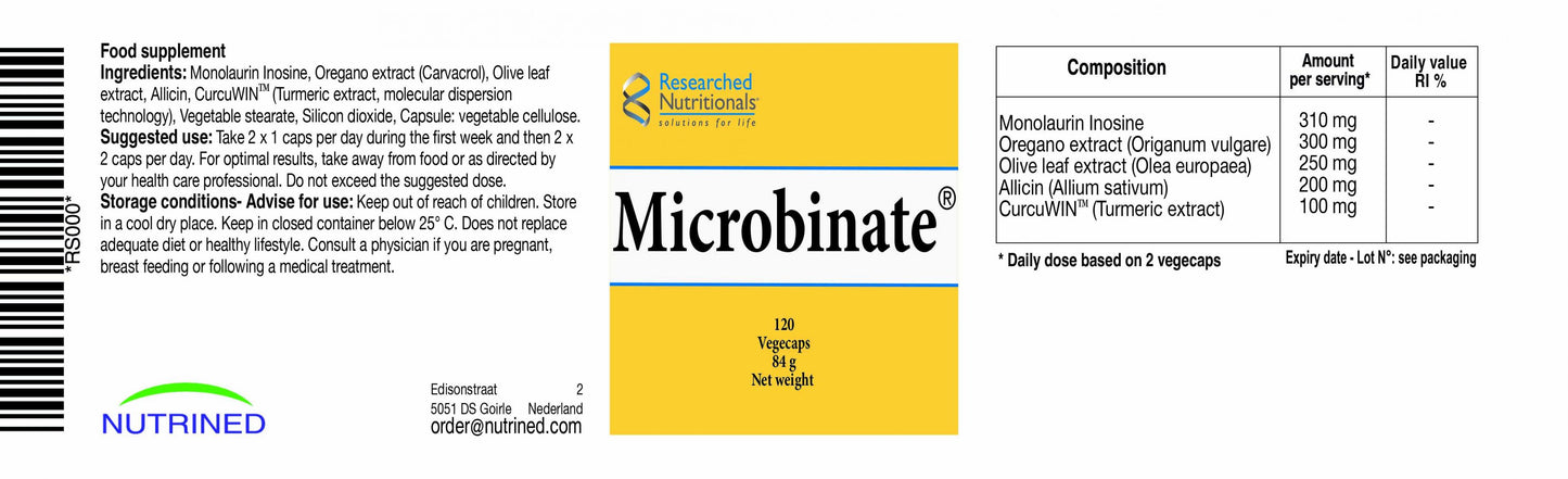 Researched Nutritionals  Microbinate 120's