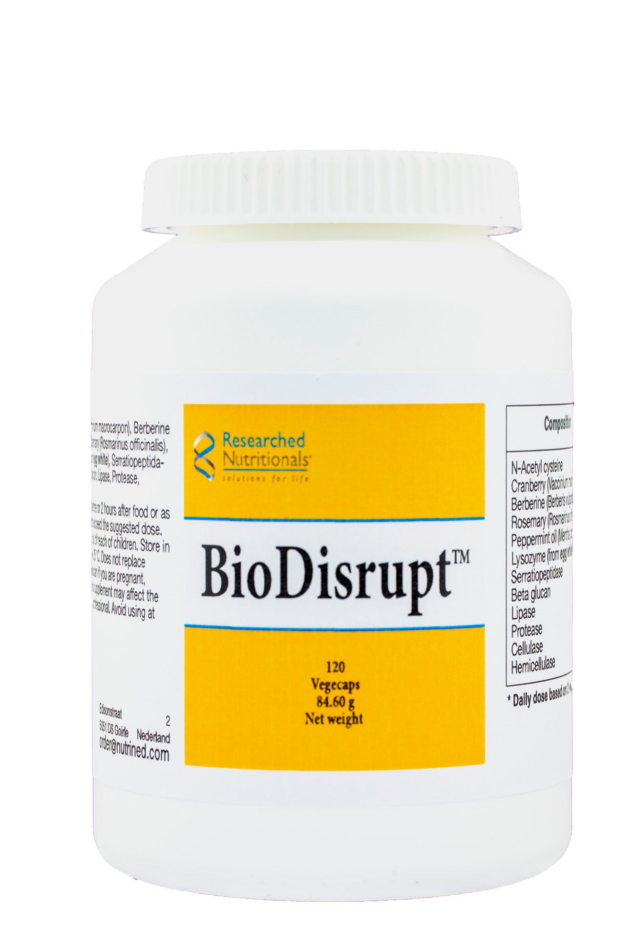 Researched Nutritionals  BioDisrupt 120's