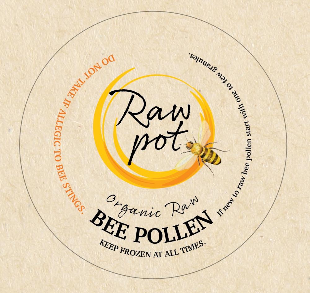 Raw Pot  Organic Raw Bee Pollen 250g