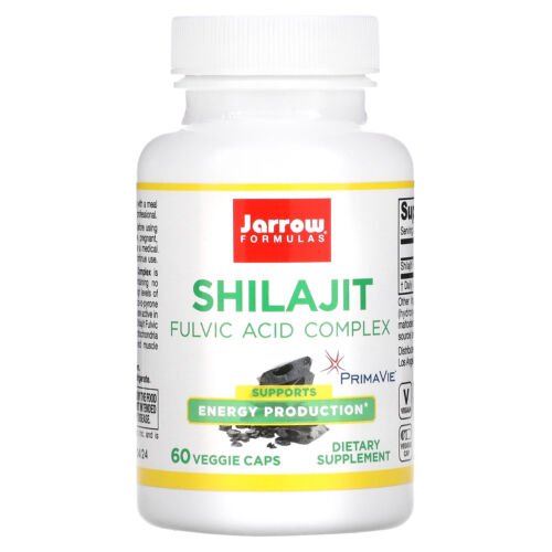 Shilajit Fulvic Acid Complex 250mg, 60 Capsules - Jarrow Formulas by Jarrow Formulas
