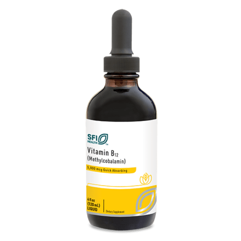 B12 Liquid (Methylcobalamin) 5mg, 120ml - SFI Health by Klaire Labs