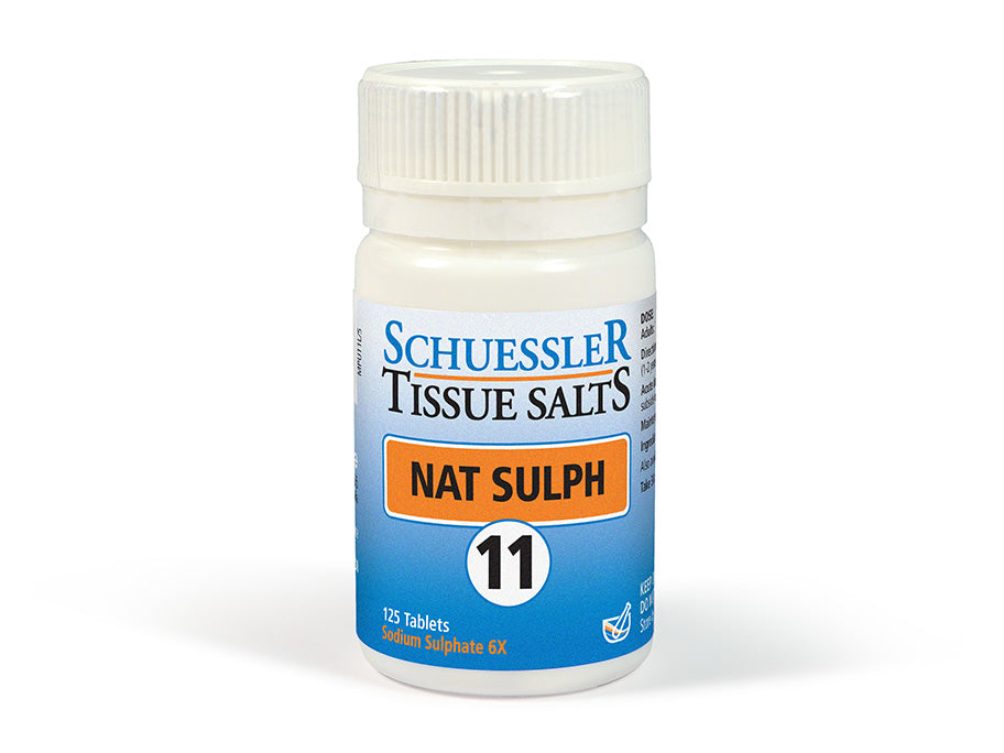 Schuessler  11 Nat Sulph 125 tablets