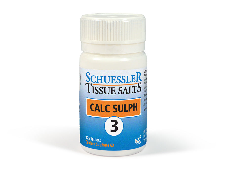 Schuessler  3 Calc Sulph 125 tablets