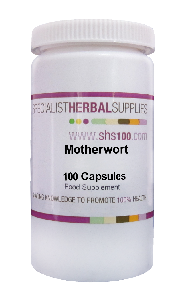 Specialist Herbal Supplies (SHS)  Motherwort Capsules 100's