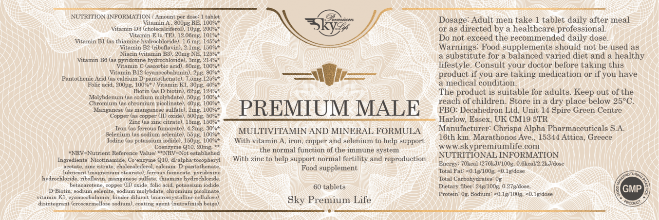 null  Premium Male 60's