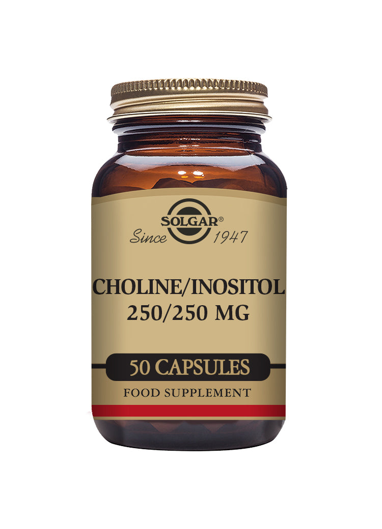 Solgar  Choline/Inositol 250/250mg 50's