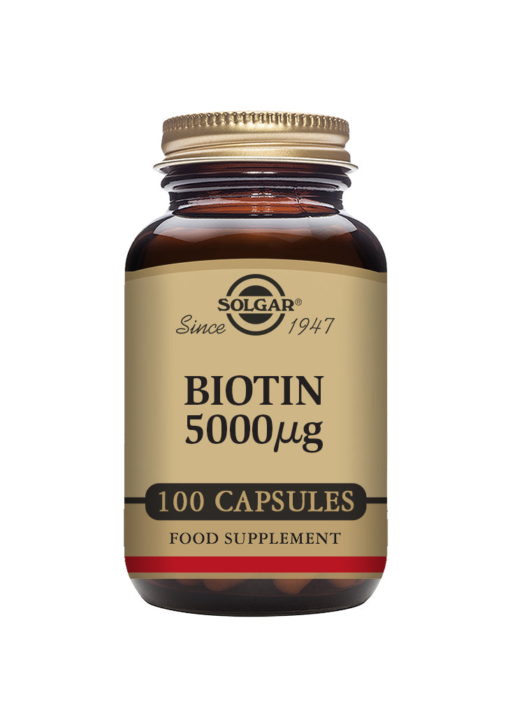 Solgar  Biotin 5000ug 100's