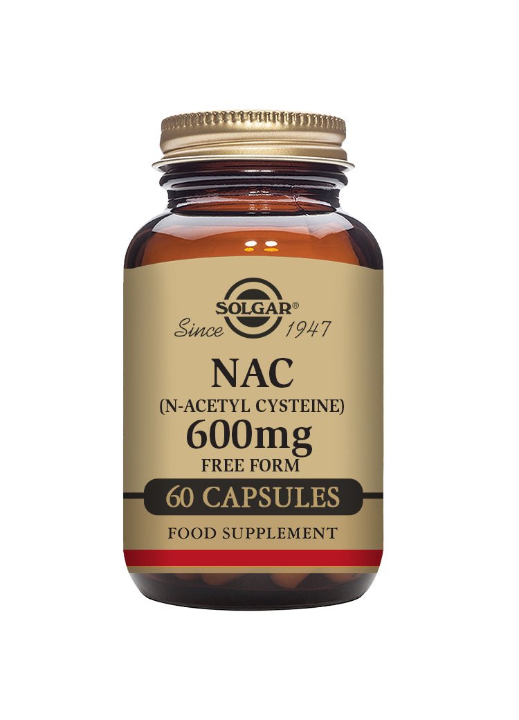 Solgar NAC (N - Acetyl Cysteine) 600mg 60's by Solgar