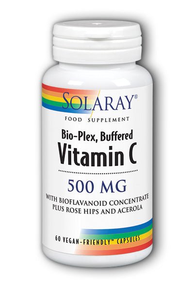Solaray Vitamin C 500mg (Bio - Plex, Buffered) 60's by Solaray