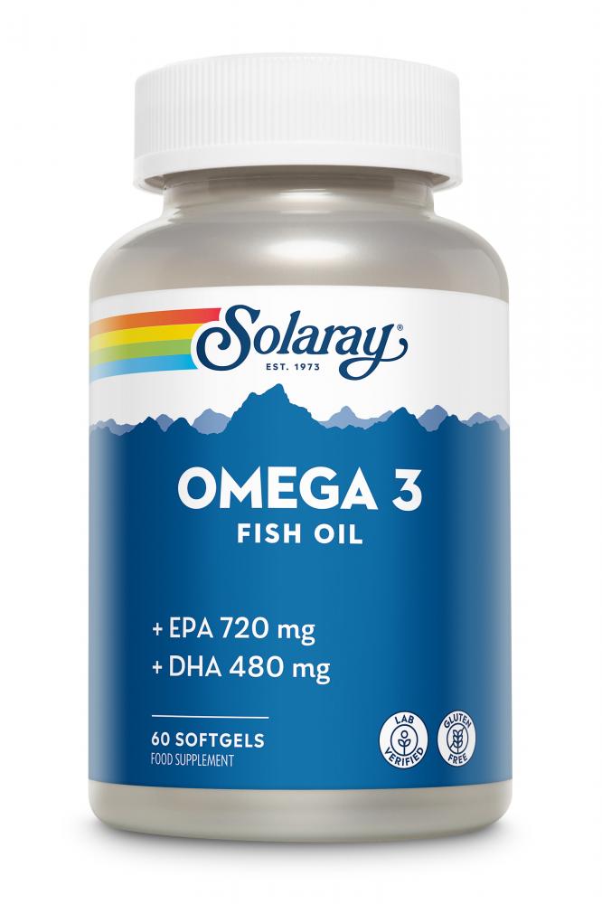 Solaray  Omega 3 Fish Oil 60's