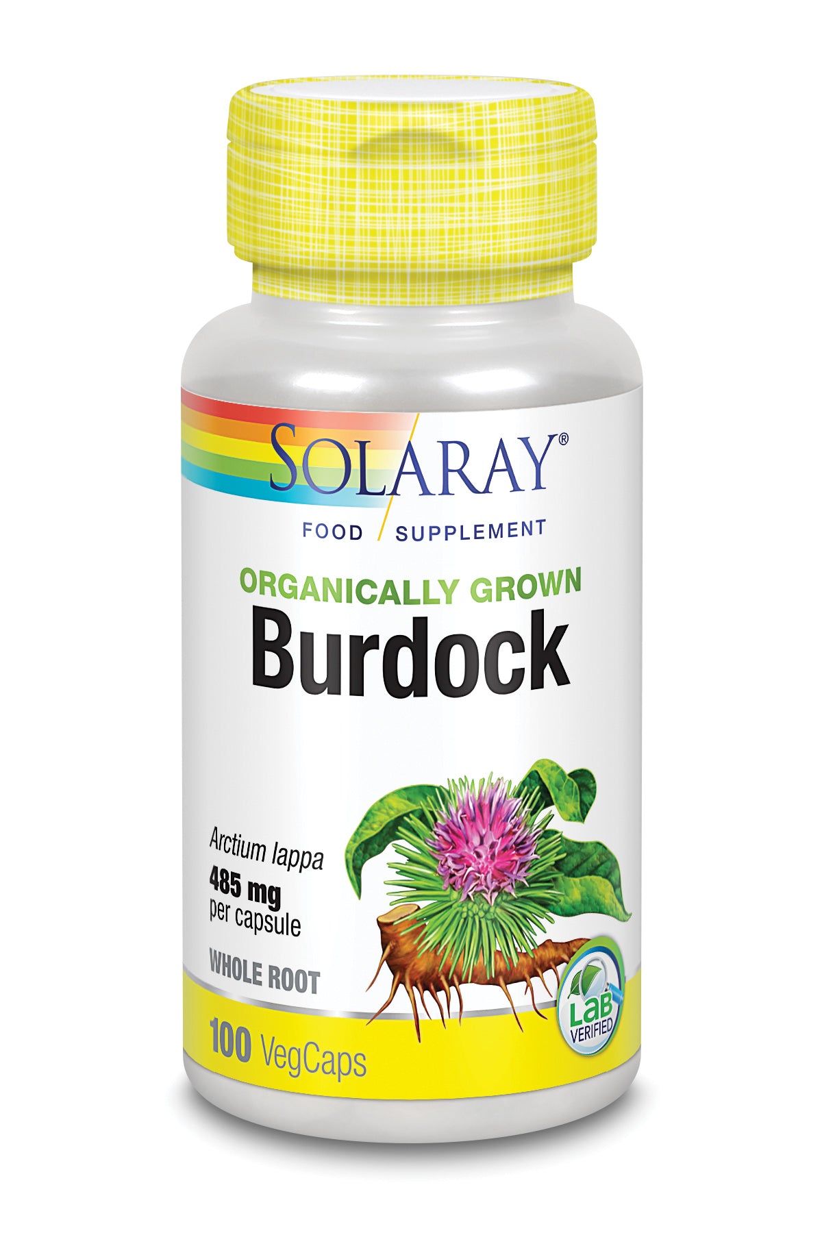 Solaray  Organically Grown Burdock Root 100's