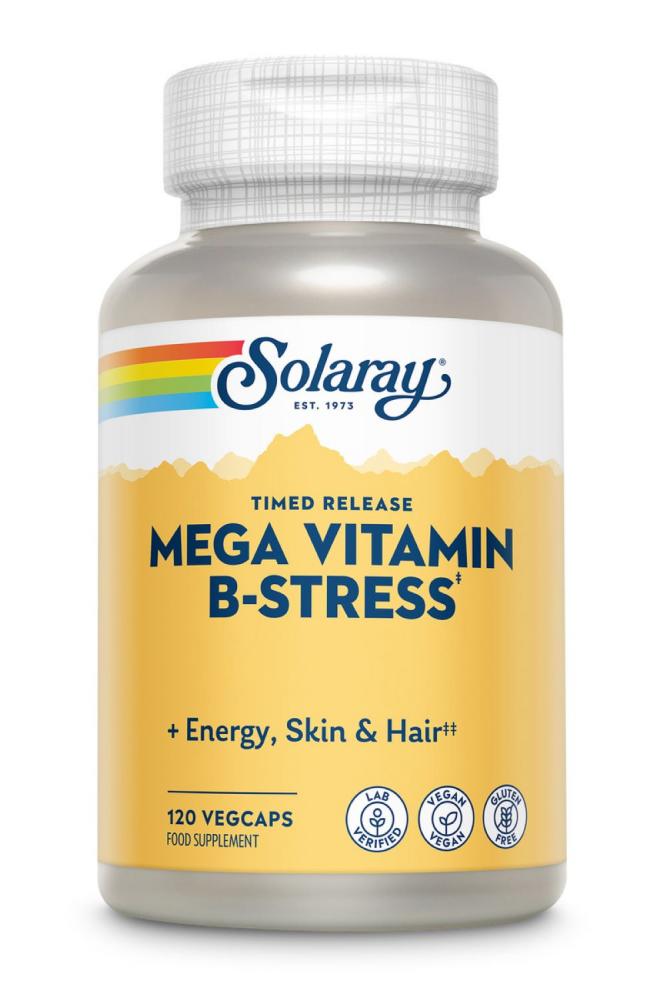 Solaray  Mega Vitamin B-Stress 120's