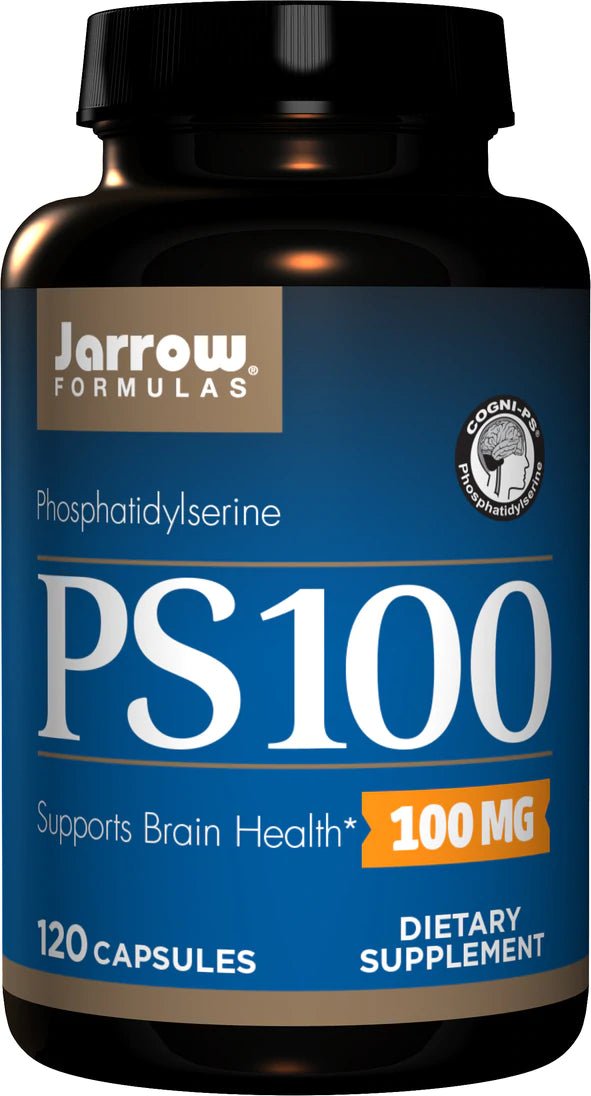 PS100, Phosphatidylserine (Contains SOY) 100 mg, 120 Capsules - Jarrow by Jarrow Formulas