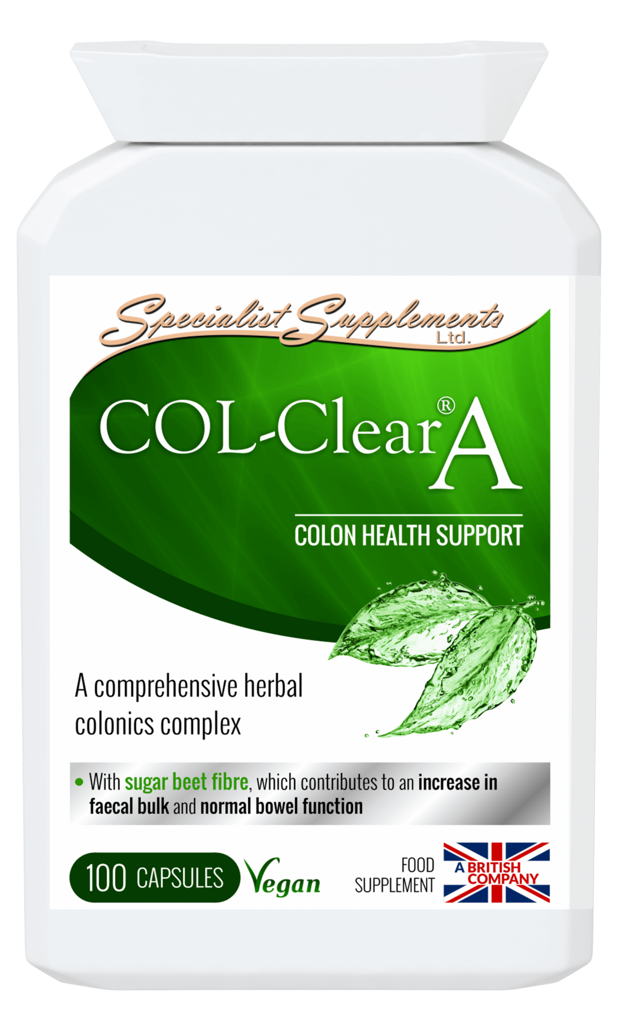 Specialist Supplements COL - Clear A 100's by Specialist Supplements