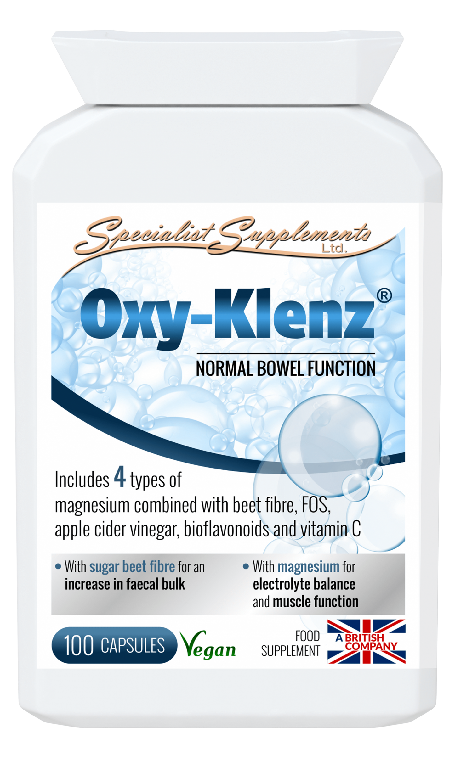 Specialist Supplements  Oxy-Klenz 100's