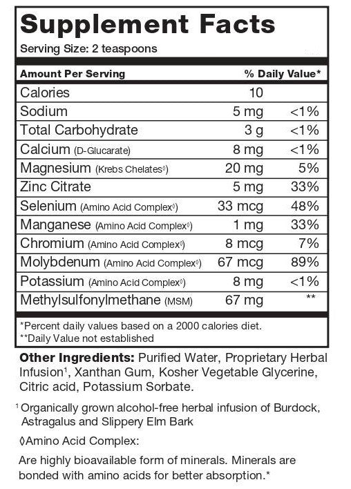 Spectrum Support Minerals 946ml liquid with multiminerals - BRAINCHILD NUTRITIONALS by BrainChild Nutritionals