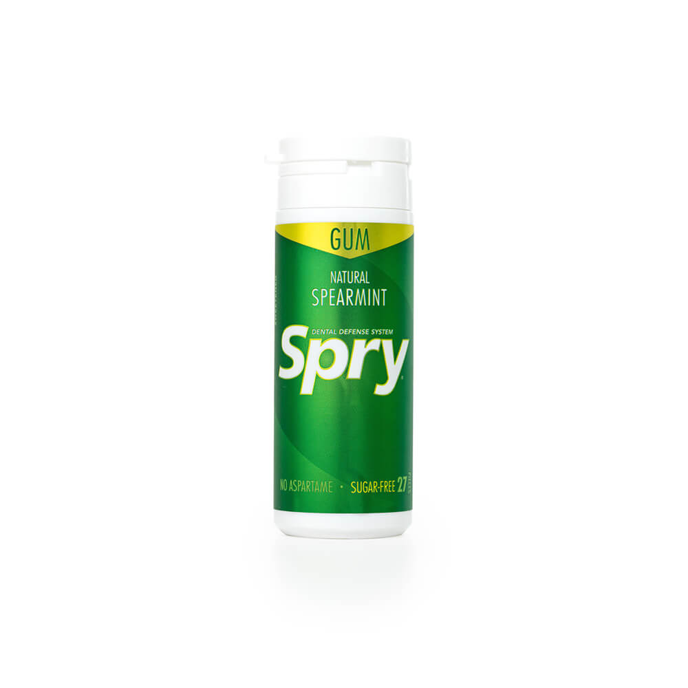 Spry  Natural Spearmint Chewing Gum  27's