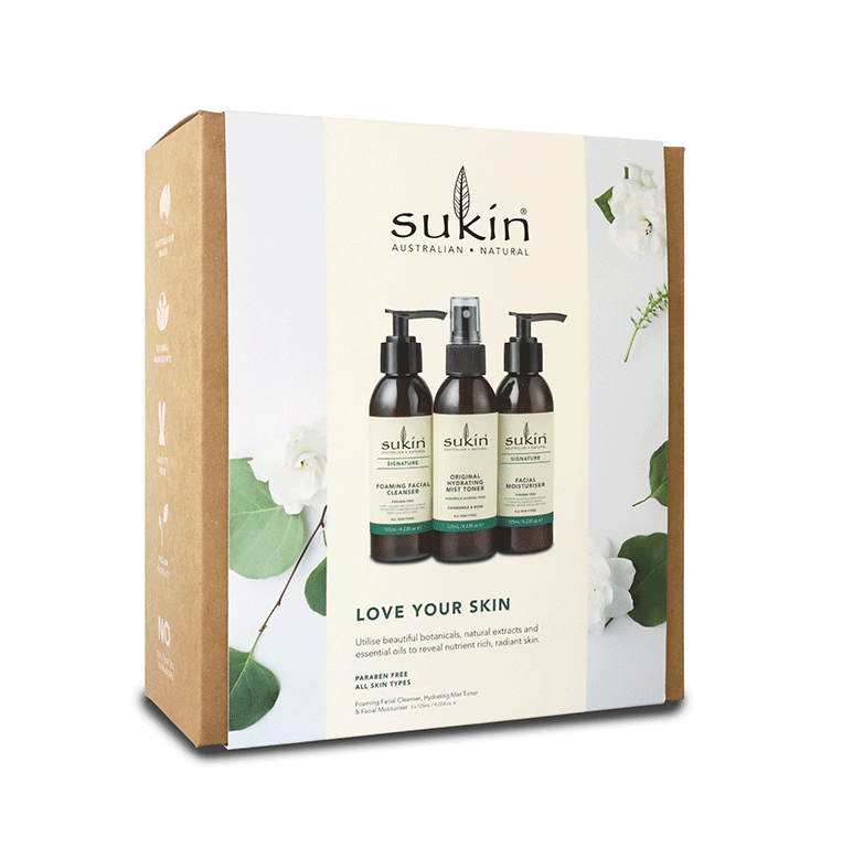 Sukin  3 Step Face Kit Love Your Skin Set