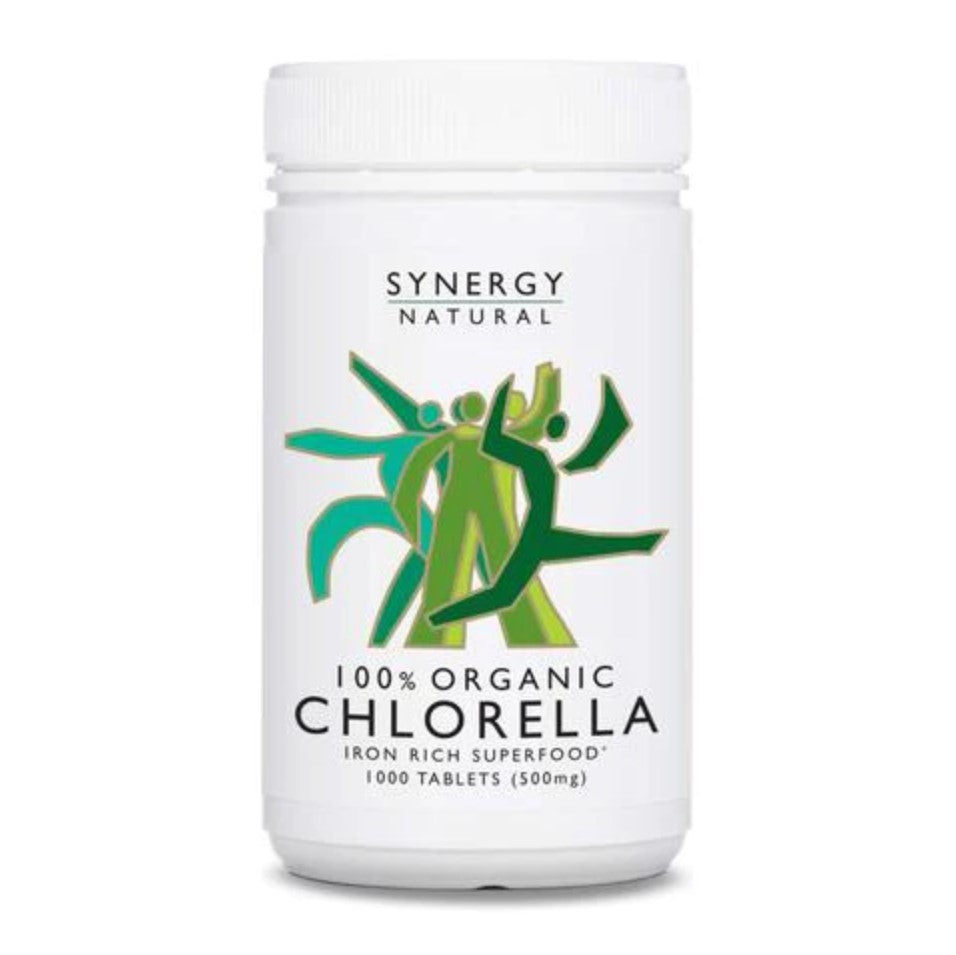 Synergy Natural  Chlorella 500mg (100% Organic) 1000's