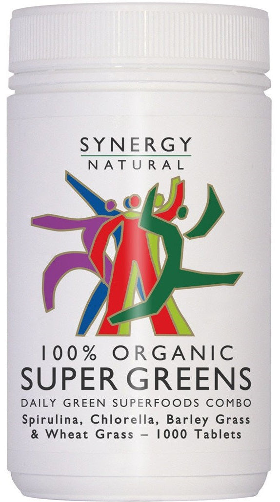 Synergy Natural  Super Greens (100% Organic) 1000's