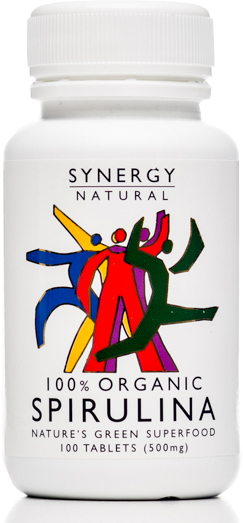 Synergy Natural  Spirulina 500mg (100% Organic) 100's