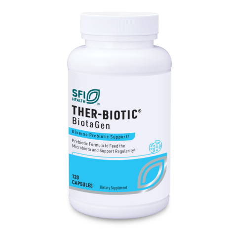 Therbiotic BiotaGen Prebiotic, 120 Capsules - SFI Health by Klaire Labs