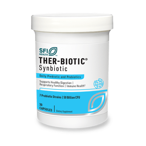 Ther - Biotic Synbiotic Probiotic, 30 Capsules - SFI Health by Klaire Labs