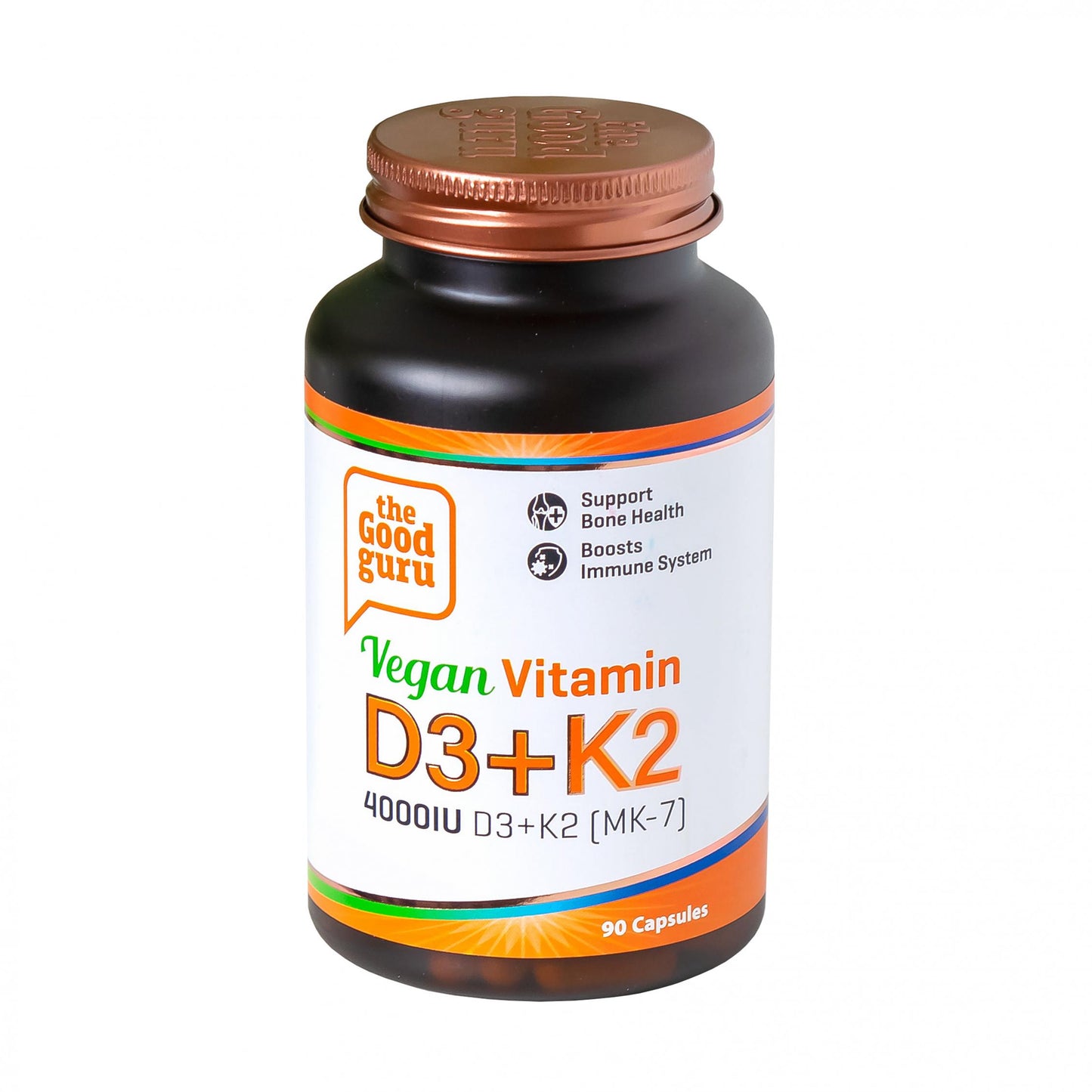 the Good guru  Vegan Vitamin D3+K2 90's