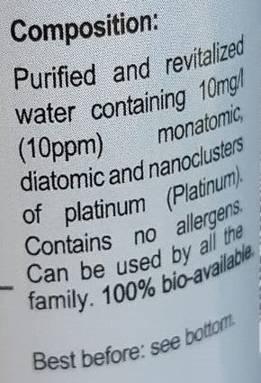 The Health Factory  Nano Platinum 1 litre