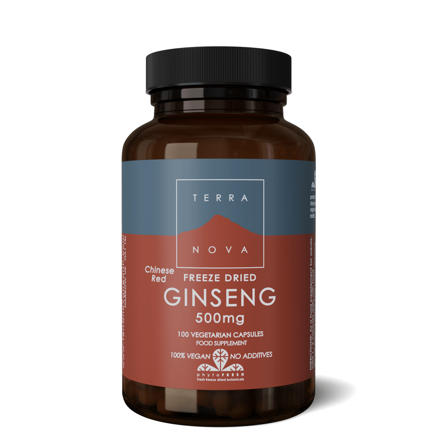 Terranova Ginseng Chinese Red 500mg 100's by Terranova