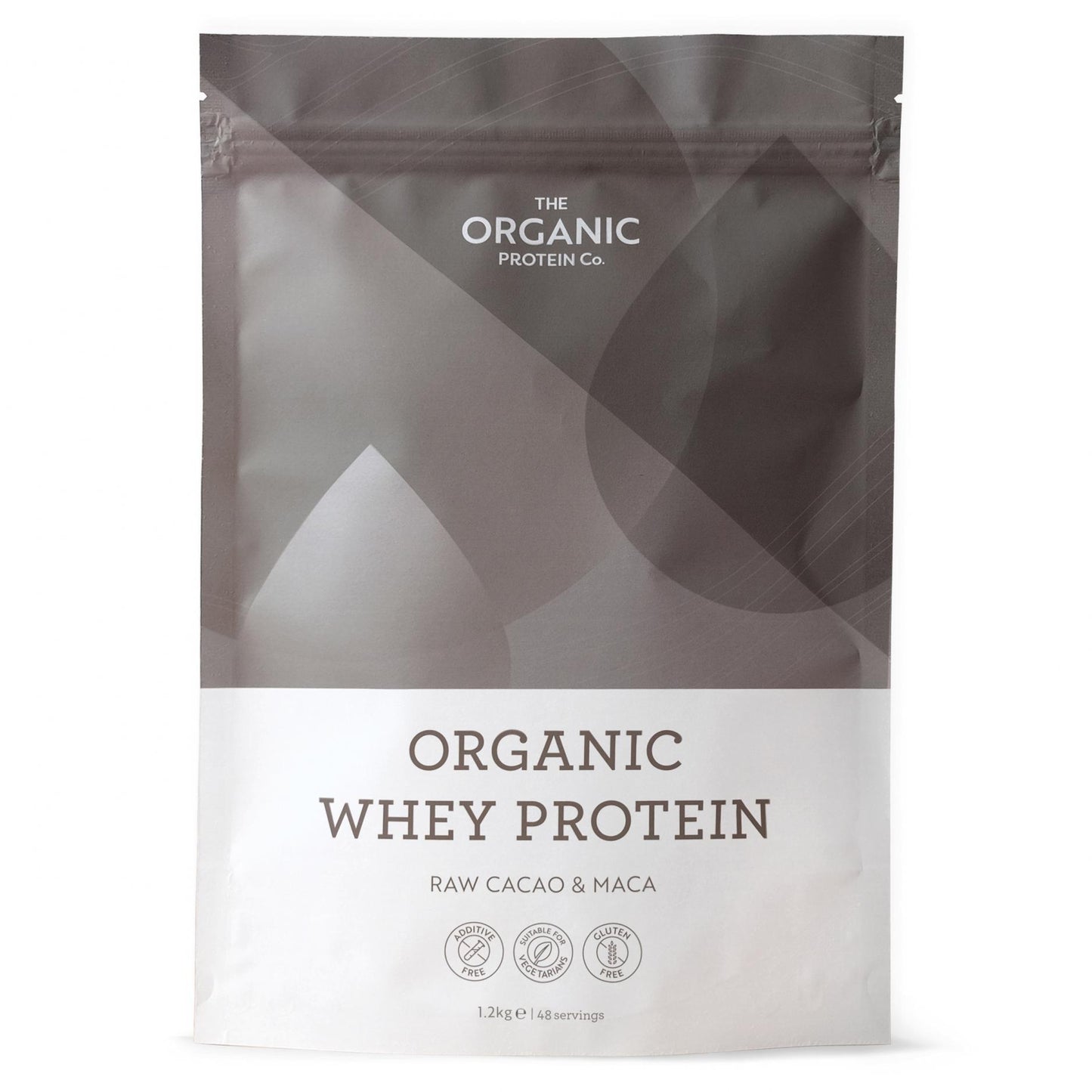The Organic Protein Company  Organic Whey Protein Raw Cacao & Maca 1.2kg