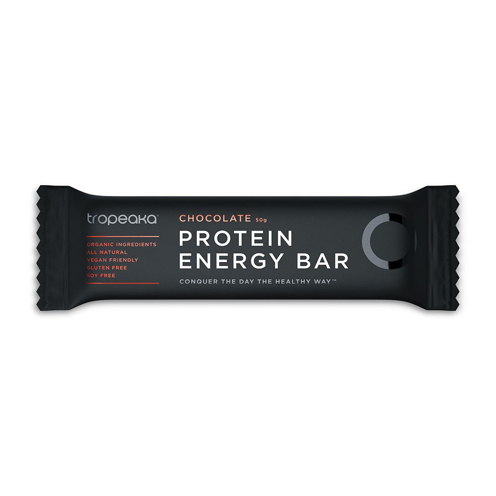 Tropeaka Protein Energy Bar Chocolate 50g BAR by Tropeaka