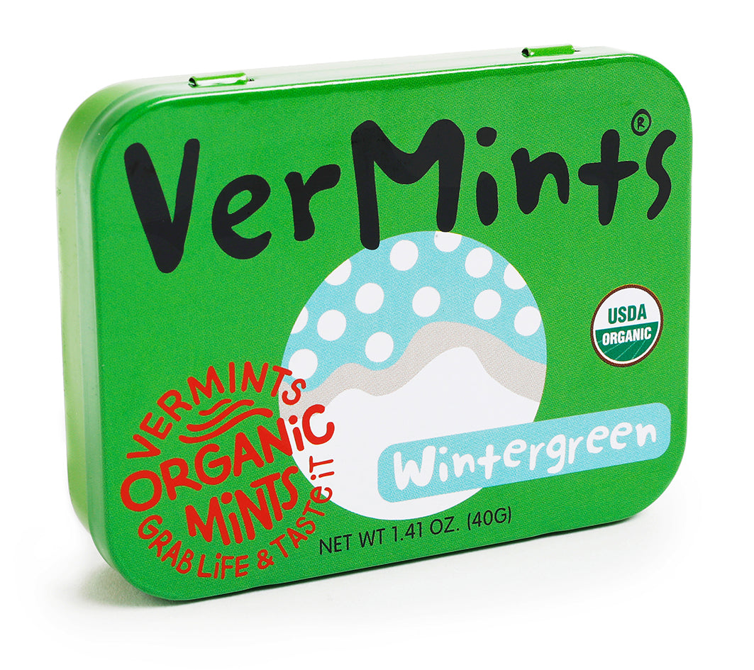 VerMints  Organic Wintergreen Mints 40g