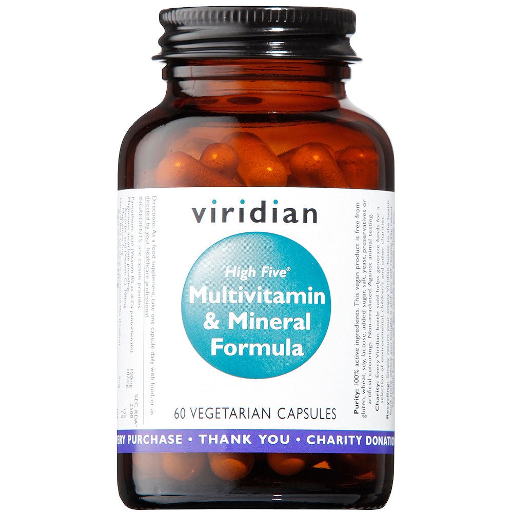 Viridian HIGH FIVE Multivitamin & Mineral Formula 60's by Viridian