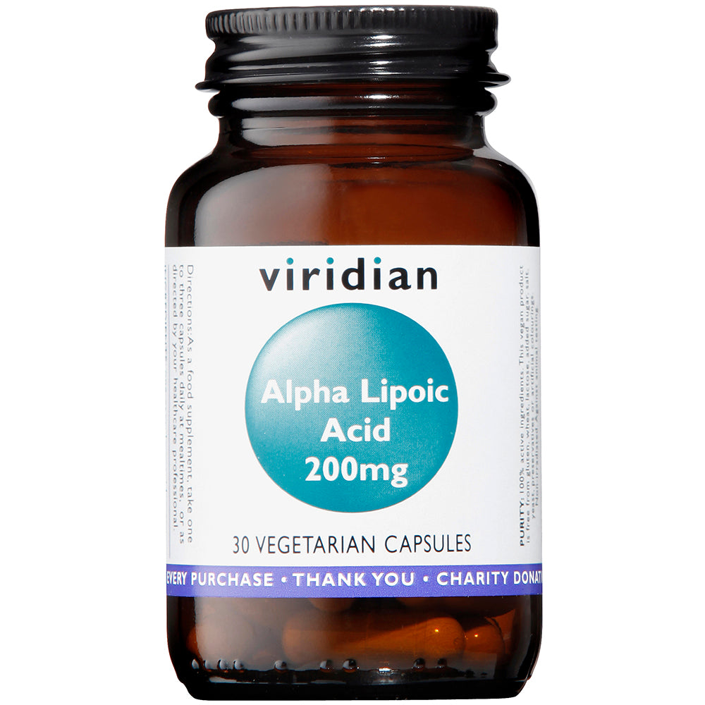 Viridian  Alpha Lipoic Acid 200mg 30's