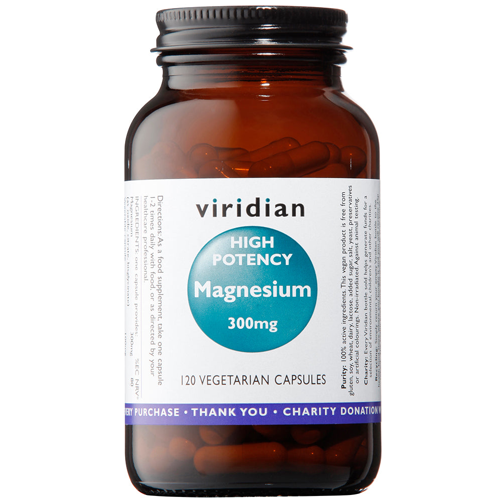 Viridian  High Potency Magnesium 300mg 120's