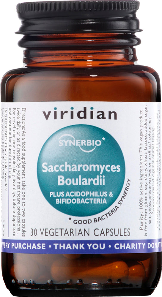 Viridian  Synerbio Saccharomyces Boulardii 30's