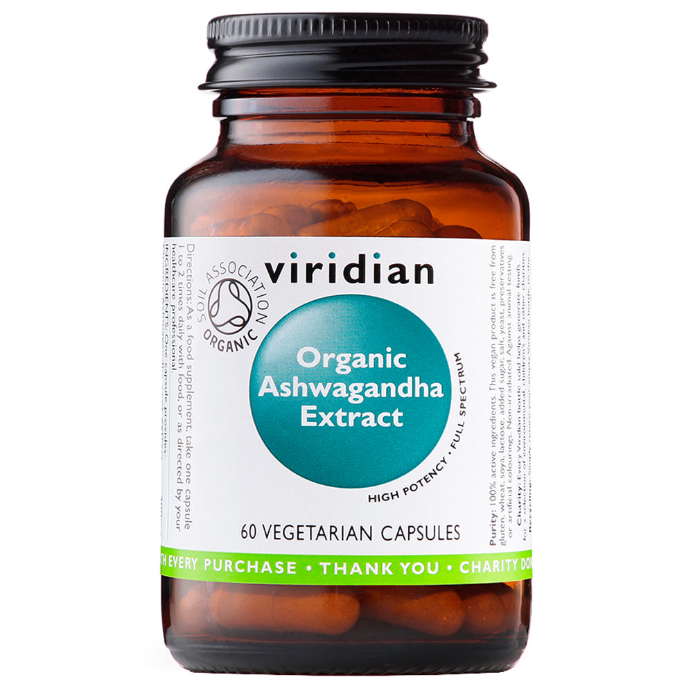 Viridian  Organic Ashwagandha Extract 60's